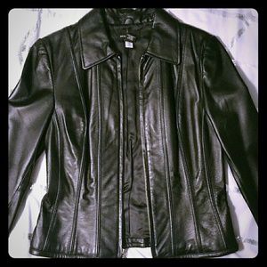 Black leather Jacket